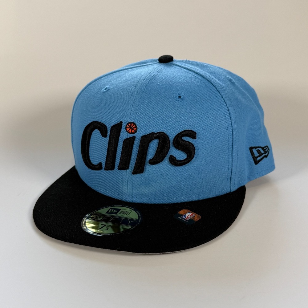 Los Angeles Clippers Clips New Era 59Fifty Fitted City Hat 7 3/4 LA Light Blue